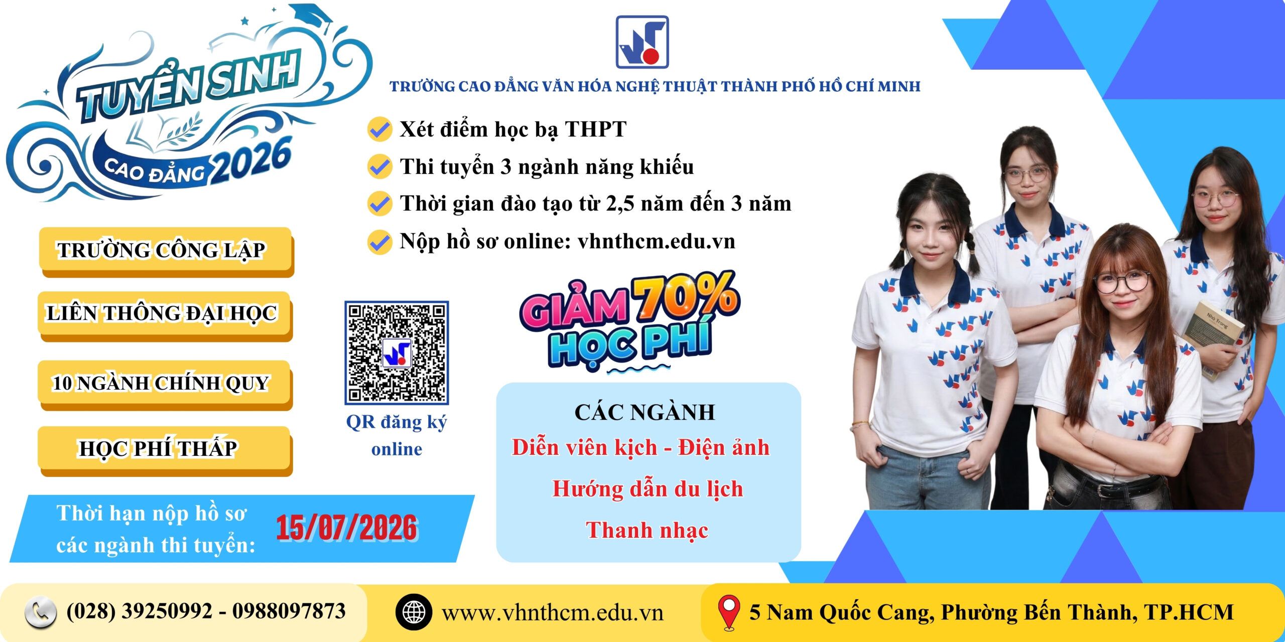 Trường Cao Đẳng Văn Hóa Nghệ Thuật TP.HCM
